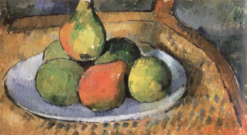 Paul Cezanne pears on a chair Spain oil painting art